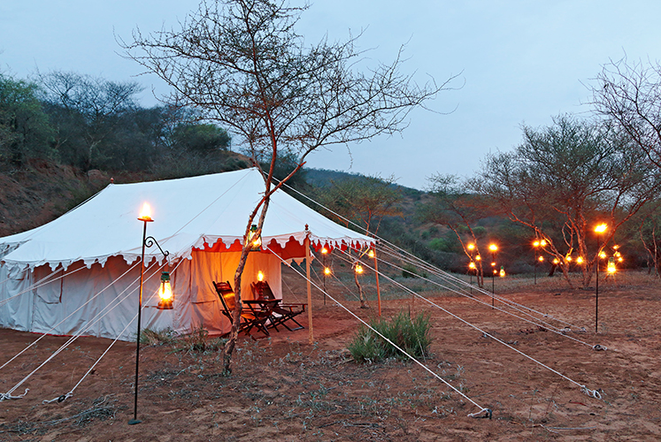 Luxury Tent at Dera Amer hotel, Jaipur, India