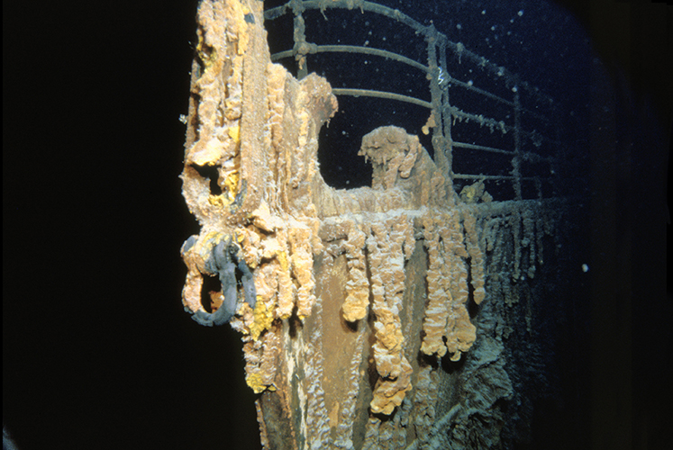 Shipwreck diving spot, the Titanic