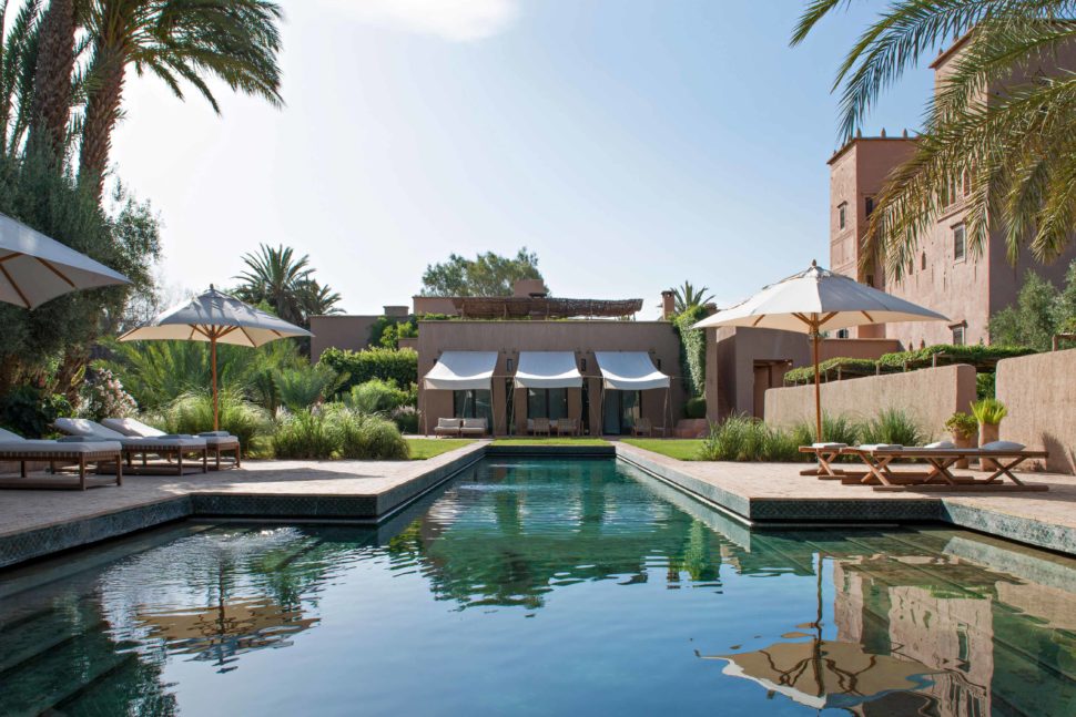 The pool at Dar Ahlam, in Ouarzazate, Morocco