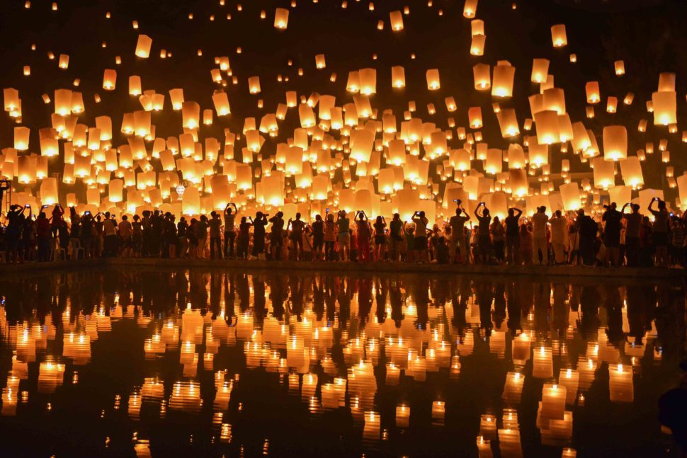 Loi Krathong festival in Thailand