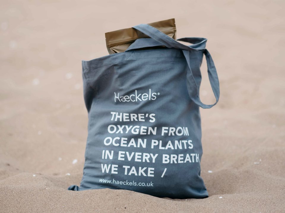 Haeckels promotional bag - Mr & Mrs Smith