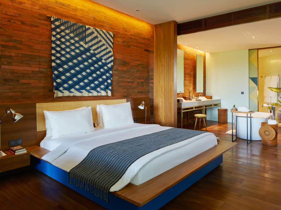 Bedroom at Potato Head Suites at Desa Potato Head, Bali | Mr & Mrs Smith