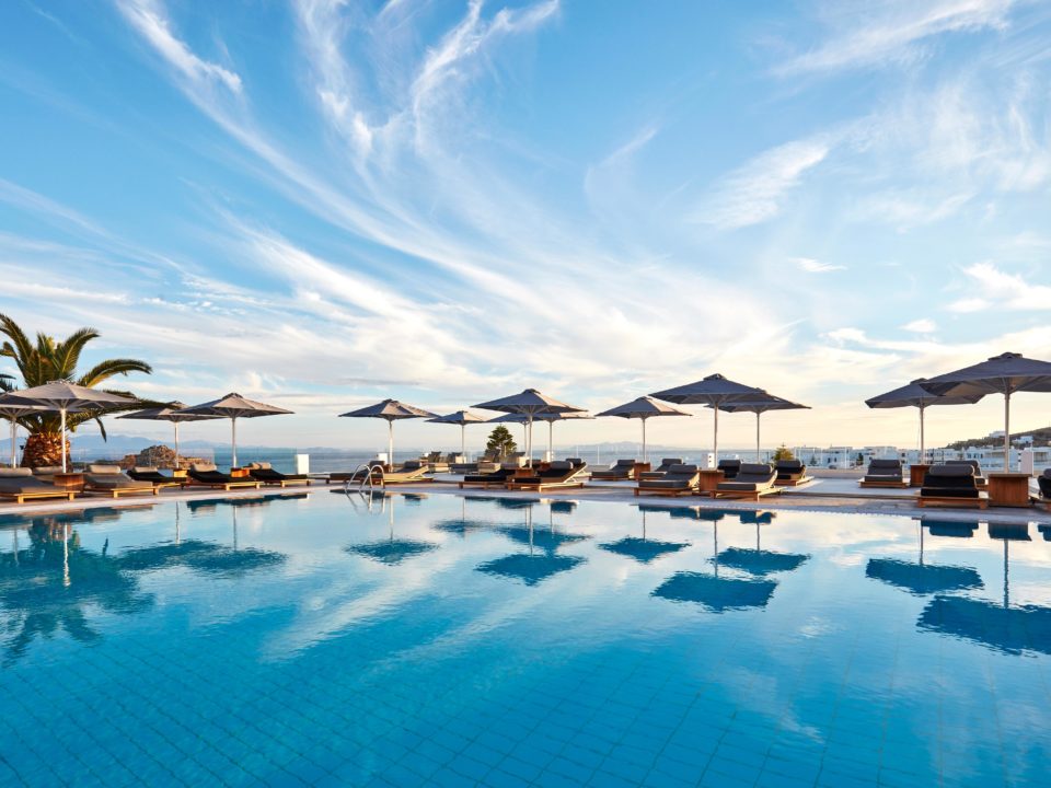 Pool at the Myconian Ambassador hotel, Mykonos | Mr & Mrs Smith