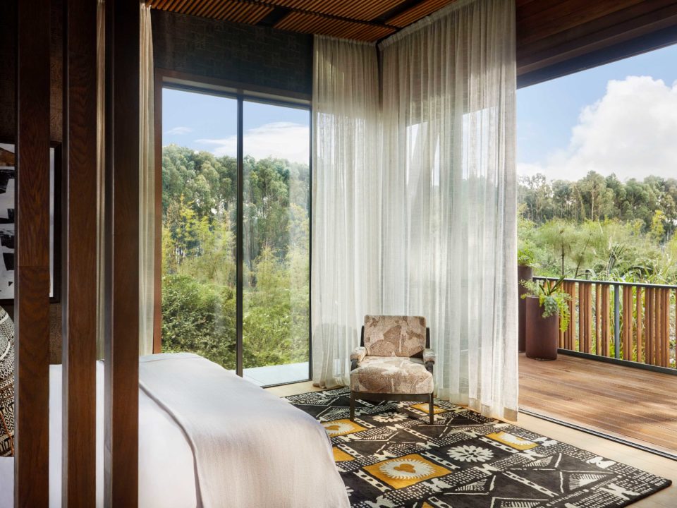 Jungle view from bedroom at One&Only Gorilla's Nest, Rwanda | Mr & Mrs Smith