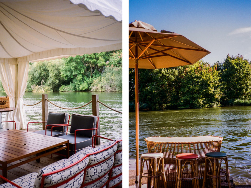 Riverside dining at Oakley Court hotel | Mr & Mrs Smith