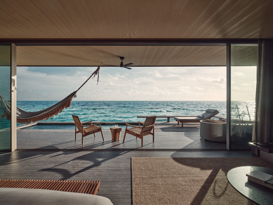Ocean view bedroom at Patina Maldives | Mr & Mrs Smith