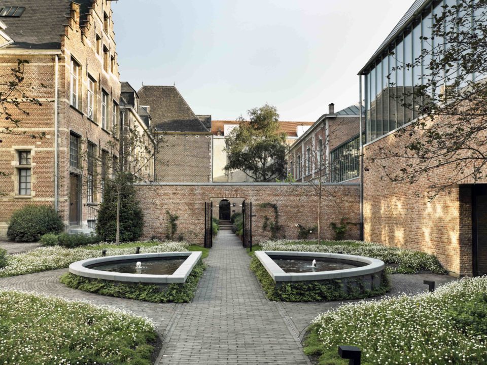 Courtyard garden at Botanic Sanctuary Antwerp hotel, Belgium | Mr & Mrs Smith